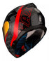 Casco Abatible Hax Amatista Wind Rojo Brillante